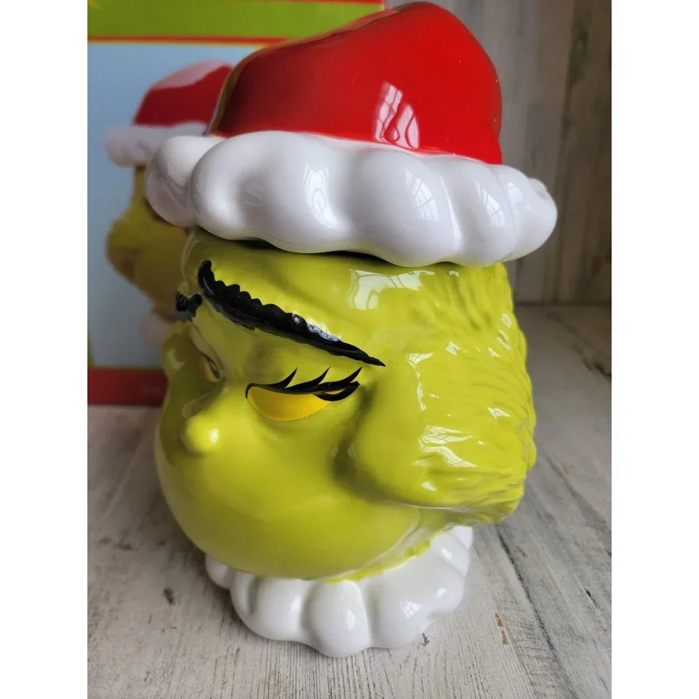 Dept 56 Feelin' Grinchy cookie jar collectible‎ Unique home decor
